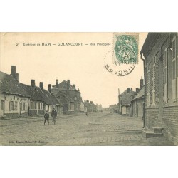 80 GOLANCOURT. Rue Principale vers 1904