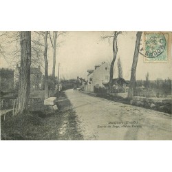 78 DAMPIERRE EN YVELINES. Entrée du Pays côté Cernay 1908