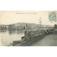 27 VERNON. Pont et Collines avec Péniche amarrée 1906