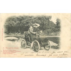 TRANSPORTS. Une partie d'Auto par Bergeret 1904