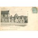02 COEUVRES. Eglise et maison de vins Pasquier vers 1903