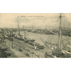 44 NANTES. Le Port vu de Sainte-Anne 1918