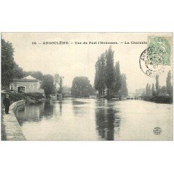 carte postale ancienne 16 ANGOULEME. Port d'Houmeau 1907