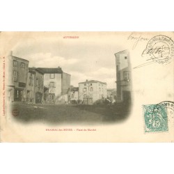 63 BRASSAC-LES-MINES. Hôtel Place du Marché 1904