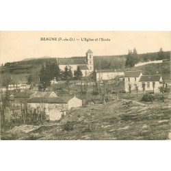63 BEAUNE. Eglise et Ecole 1923
