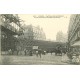 PARIS METROPOLITAIN. Les Travaux Place Saint-Michel attelage et Café