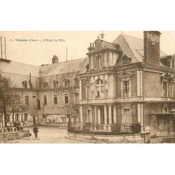 2 x Cpa 18 VIERZON. Hôtel de Ville et Eglise sur Vallée du Cher