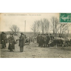 12 AVEYRON. Un coin du Marché 1908