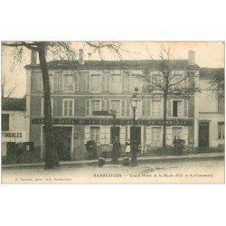 carte postale ancienne 16 BARBEZIEUX. Grand Hôtel de la Boule d'or et du Commerce