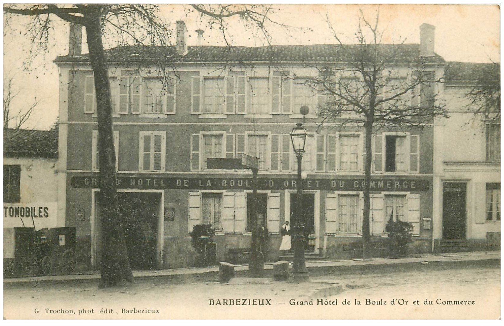 16 BARBEZIEUX. Grand Hôtel de la Boule d'or et du Commerce