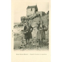 50 MONT SAINT-MICHEL. Coquetières et Chapelle Saint-Aubert vers 1900