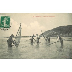 50 CAROLLES. Pêcheurs de Crevettes 1911