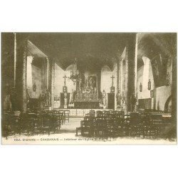 carte postale ancienne 16 CHABANAIS. Eglise Saint-Pierre. Carte vierge