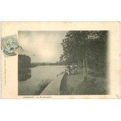 carte postale ancienne 16 CHABANAIS. Les Promenades 1908