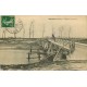 80 BOISMONT. Pont sur la Somme avec personnages 1912