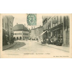 88 RAMBERVILLERS. Le Bazar Parisien et Coiffeur rue Marchand 1906