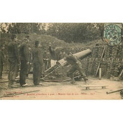 54 TOUL. 6° Bataillon d'Artillerie à pied avec Mortier rayé de 220 en 1906