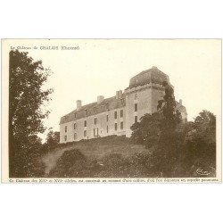 carte postale ancienne 16 CHALAIS. Château
