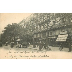 PARIS 02. Joaillier Dusausoy au 4 Boulevard des Italiens 1903 carte publicitaire...