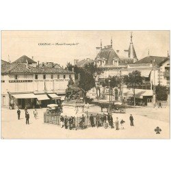 carte postale ancienne 16 COGNAC. Boucherie Parisienne Place François Ier