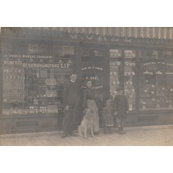 Top Rare 93 PANTIN. Photo Cpa Bijouterie Horlogerie "OREL" rue du Chemin de Fer 1906