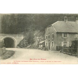 88 BUSSANG. Attelage au Tunnel du Col des Vosges avant Guerre 1914