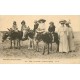 17 ROYAN. Une promenade sur la Plage à dos d'ânes et mules