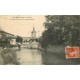 54 ROSIERES-AUX-SALINES. Le Canal et la rue du Sergent Müller 1913