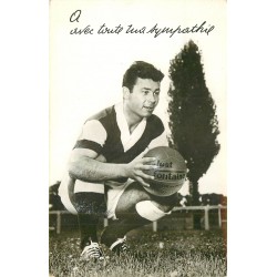 Photo Cpsm Football. Lancement du ballon Fontaine " Au Bon Marché " en 1959