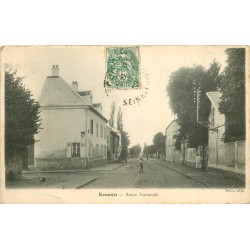 95 ECOUEN. Route Nationale vers 1907