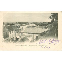 95 BEAUMONT-SUR-OISE. Panorama vu de la Promenade 1903