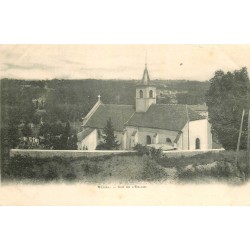 95 MERIEL. Vue de l'Eglise vers 1900
