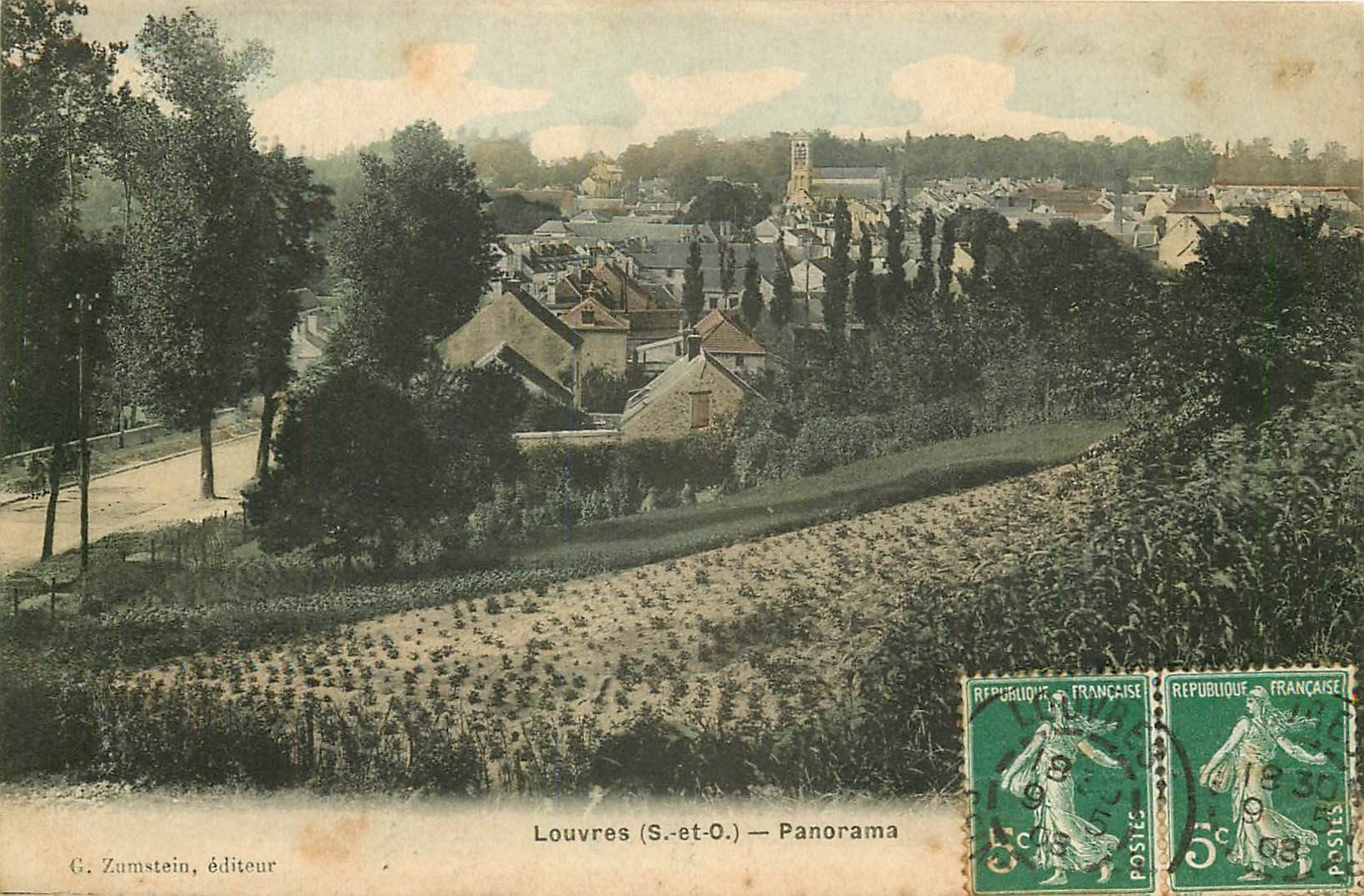 95 LOUVRES. Panorama 1908