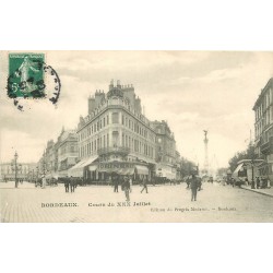33 BORDEAUX. Brasserie Gobineau Cours du XXX juillet 1908