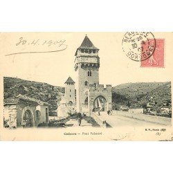 46 CAHORS. Pont Valentré 1907