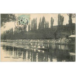 carte postale ancienne 16 COGNAC. Régates de 1905 l'Arrivée