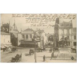 carte postale ancienne 16 COGNAC. Rue d'Alger 1914
