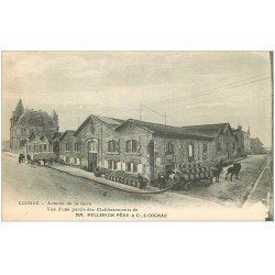 carte postale ancienne 16 COGNAC. Transports de Tonneaux Etablissements Pellisson