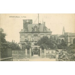 55 REVIGNY SUR ORNAIN. Voiture postale devant la Poste 1916