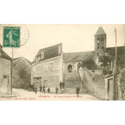 78 VETHEUIL. Grand Escalier et Eglise