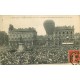 54 NANCY. Ballon " Le Condor " Place Stanislas qui crève sur la façade du Grand Hôtel 1908