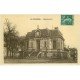 carte postale ancienne 16 LA COURONNE. Hôtel de Ville. Carte émaillographie vers 1910