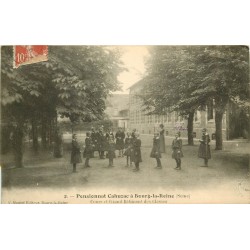92 BOURG-LA-REINE. Jeux de balles dans la Cour et Grand Bâtiment des Classes 1912