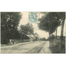 carte postale ancienne 16 LA COURONNE. Route de Bordeaux. Les Rois 1907