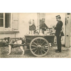 BRABANT FLAMAND. Contravention bpar Douanier pour la Laitière flamande et et son attelage à Chien 1908