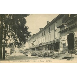 38 ALLEVARD. Hôtel des Bains et programe Spectacle du Casino 1909