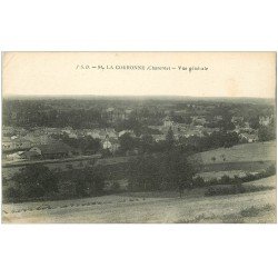 carte postale ancienne 16 LA COURONNE. Vue générale 1917