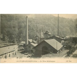 38 ALLEVARD. Les Usines Métallurgiques 1909