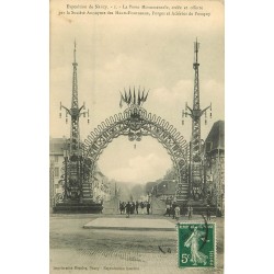 54 NANCY. Porte Monumentale des Forges et Aciéries de Pompey pour l'Exposition 1909