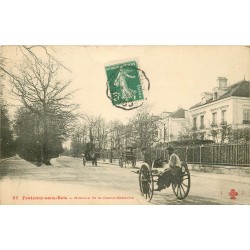 94 FONTENAY-SOUS-BOIS. Avenue de la Dame-Blanche avec charrette à bras